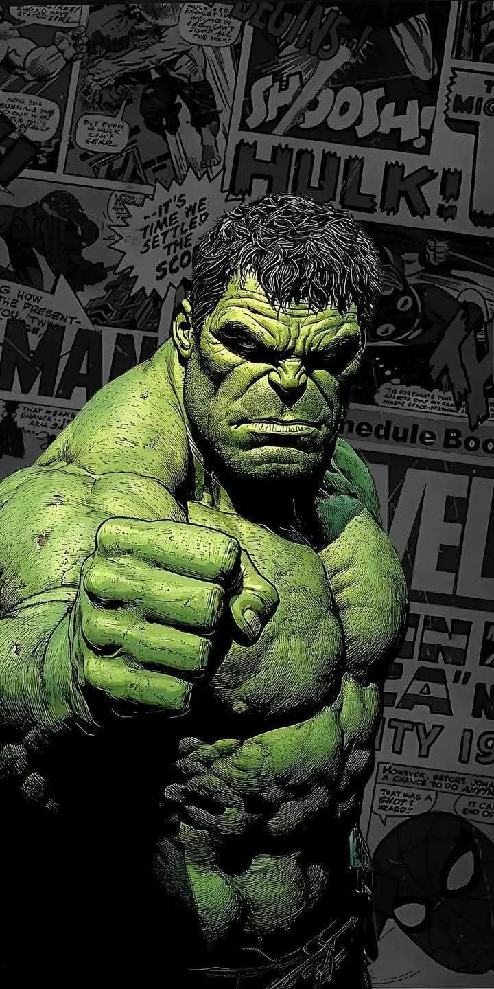 3D Acrylic Hulk Power Wall Poster