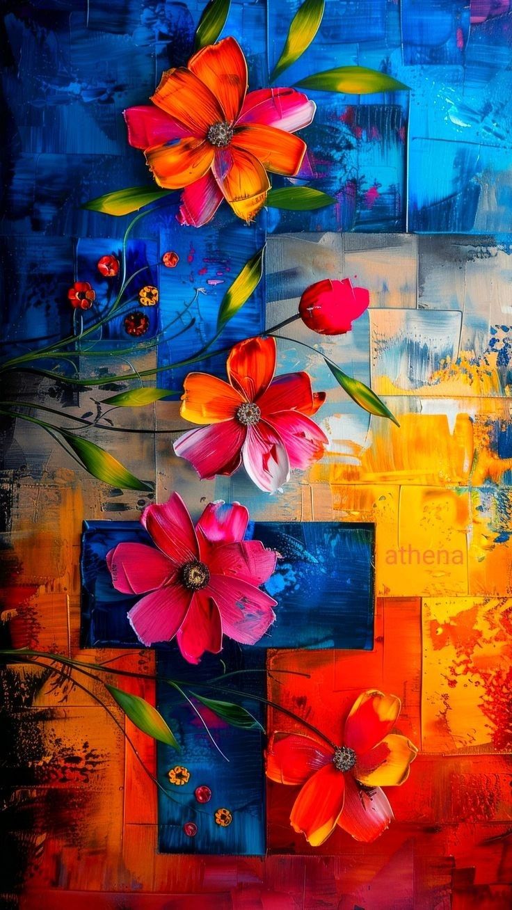 Majestic Abstract Art β 3D Acrylic Wall Poster