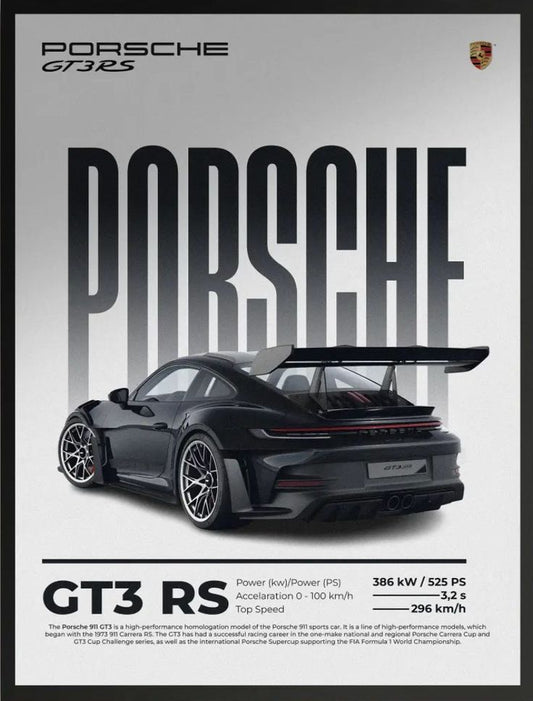 CAR – Premium 3D Acrylic Varnish Poster