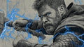 THOR Luxury 3D Acrylic Wall Poster