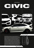 CAR – Premium 3D Acrylic Varnish Poster
