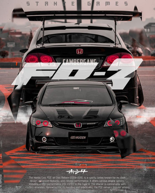 CAR – Premium 3D Acrylic Varnish Poster