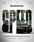 CAR – Premium 3D Acrylic Varnish Poster