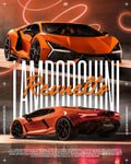 CAR – Premium 3D Acrylic Varnish Poster