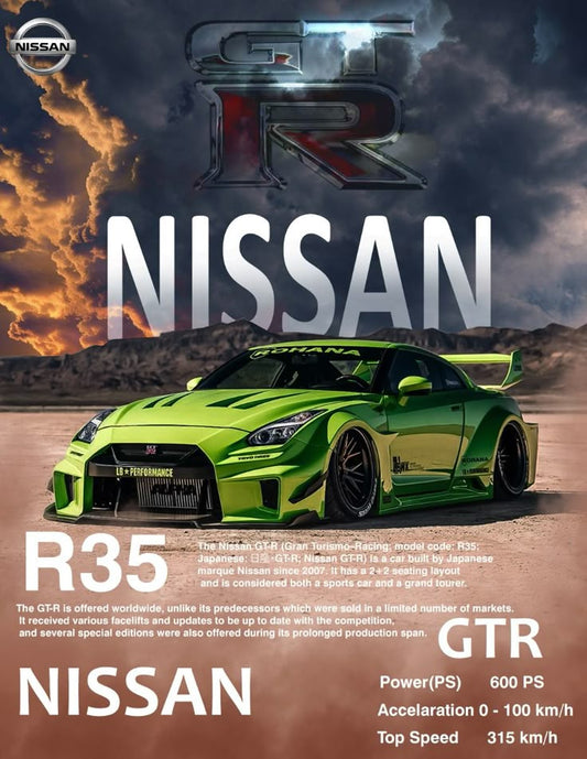CAR – Premium 3D Acrylic Varnish Poster