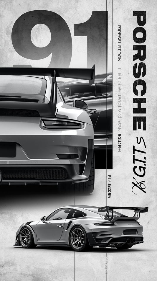 CAR – Premium 3D Acrylic Varnish Poster