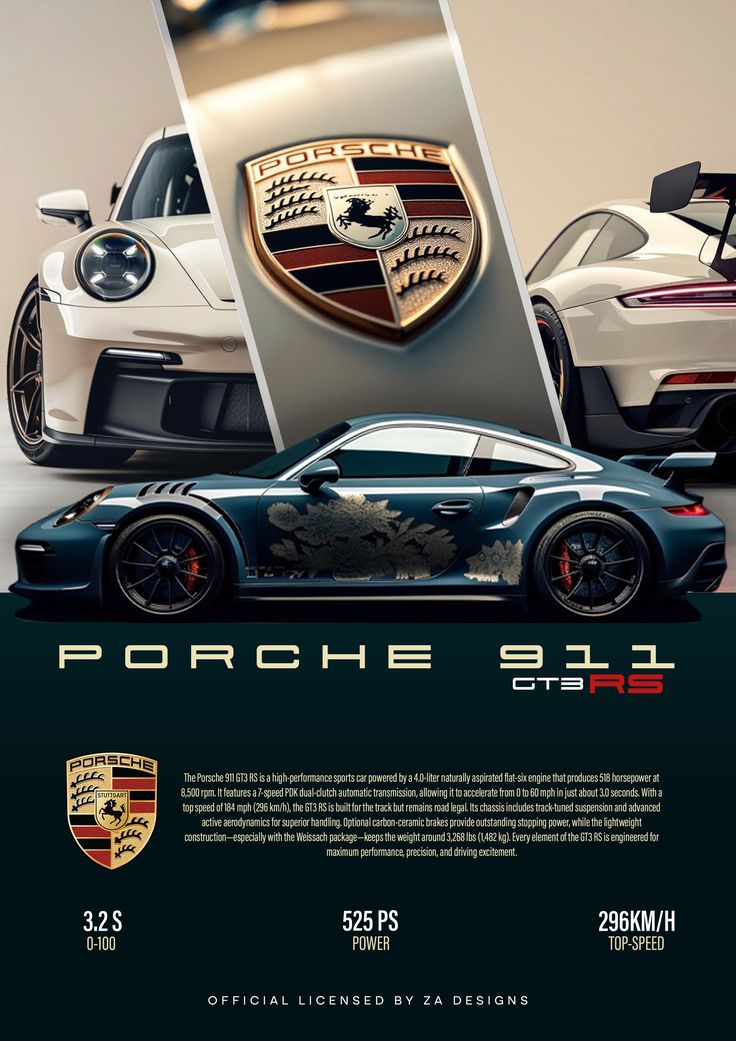 CAR – Premium 3D Acrylic Varnish Poster