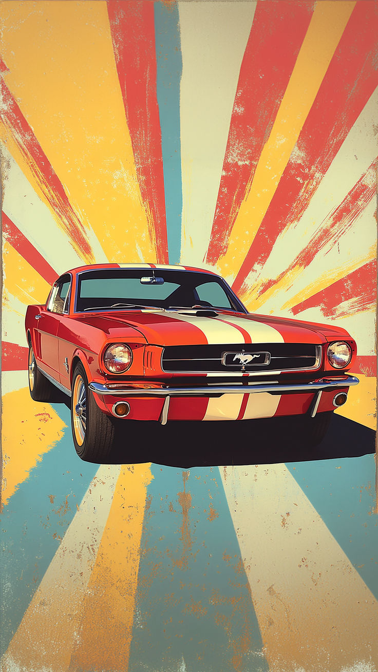 CAR – Premium 3D Acrylic Varnish Poster