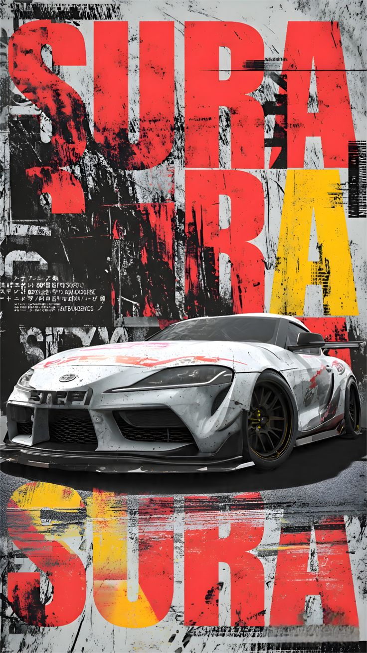 CAR – Premium 3D Acrylic Varnish Poster