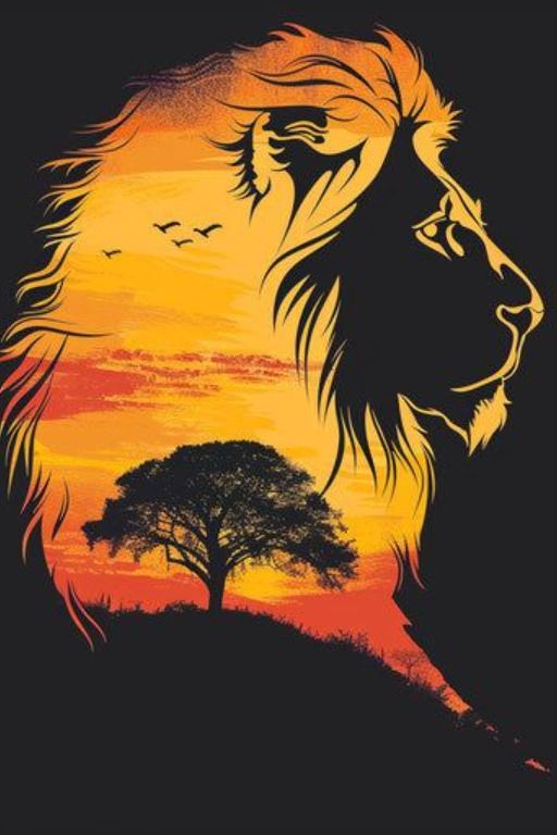 Majestic Animal – 3D Acrylic Wall Poster