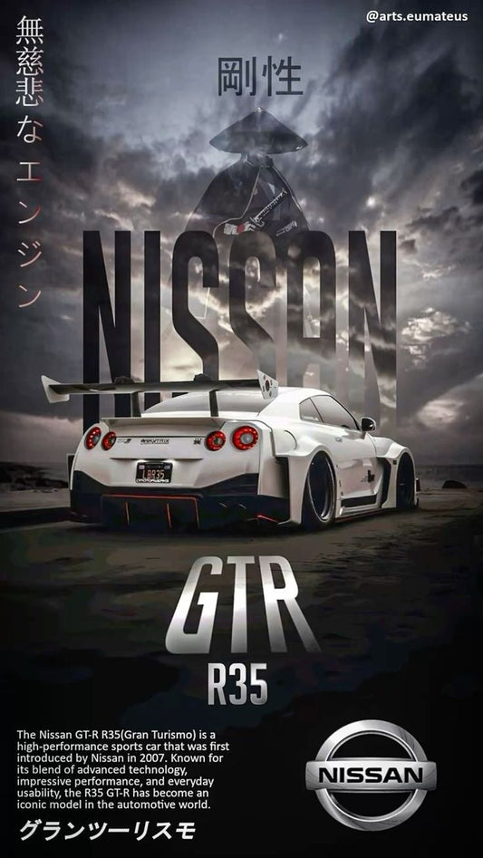 CAR – Premium 3D Acrylic Varnish Poster