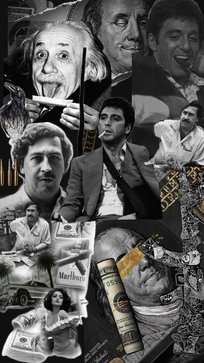 Icons of Power — Luxury Collage Art 3D Acrylic Poster
