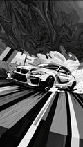 CAR – Premium 3D Acrylic Varnish Poster