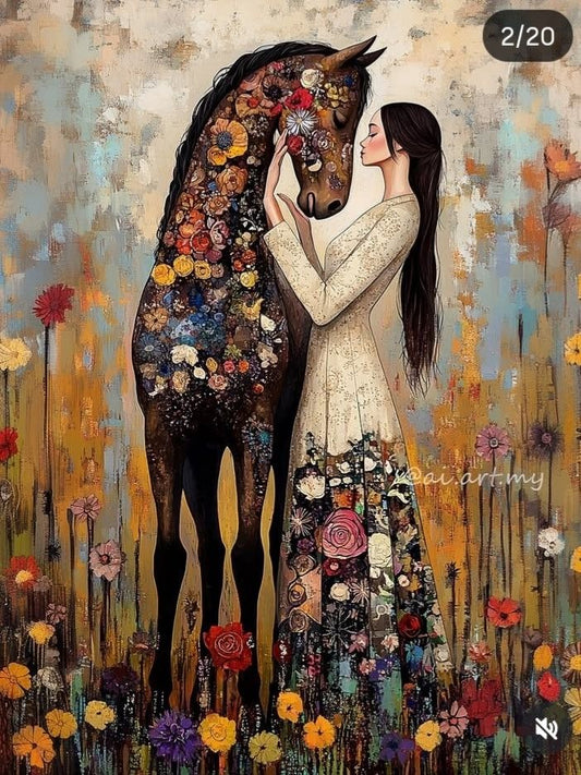 Girls Aesthetic Elegance | 3D Acrylic Wall Poster