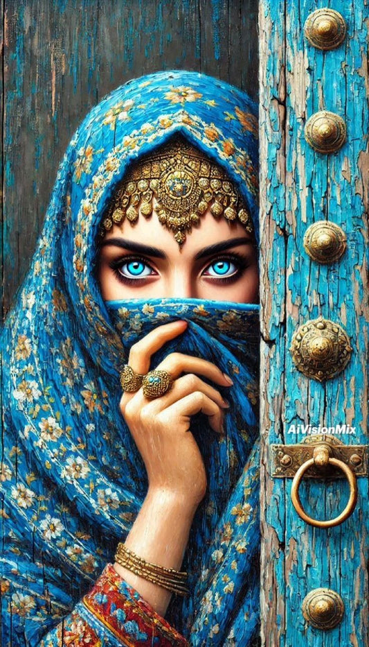 Girls Aesthetic Elegance | 3D Acrylic Wall Poster