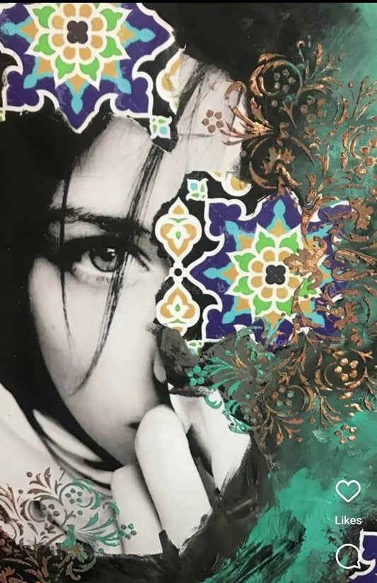 Girls Aesthetic Elegance | 3D Acrylic Wall Poster