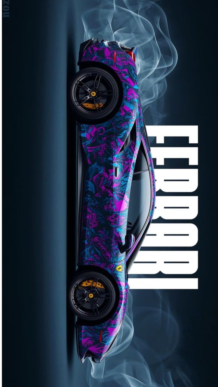 CAR – Premium 3D Acrylic Varnish Poster