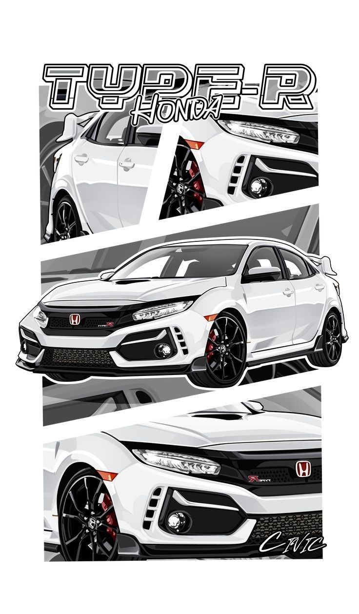 CAR – Premium 3D Acrylic Varnish Poster