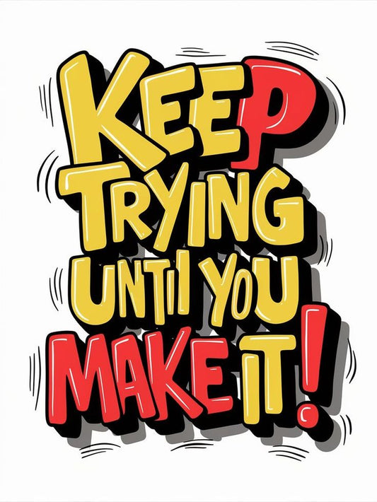 Motivational – Premium 3D Acrylic Varnish Poster
