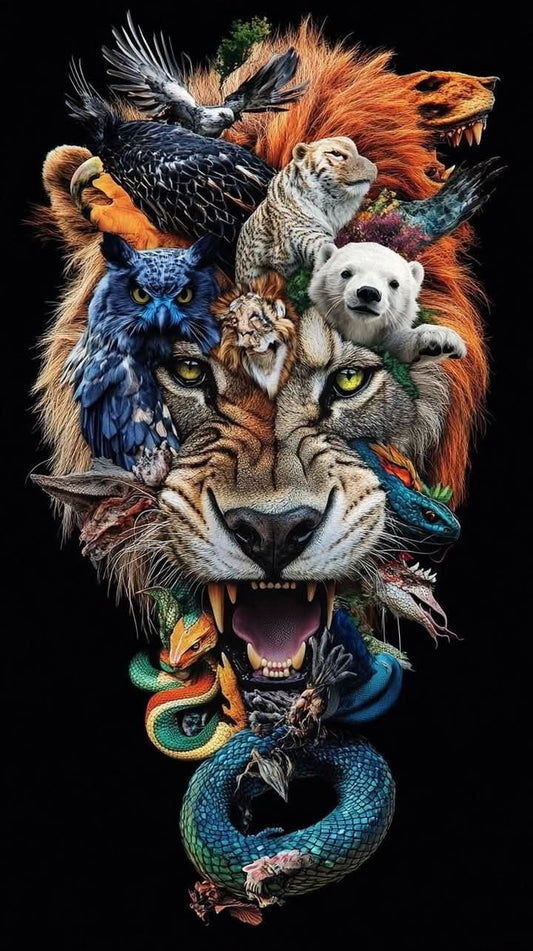 Majestic Animal – 3D Acrylic Wall Poster