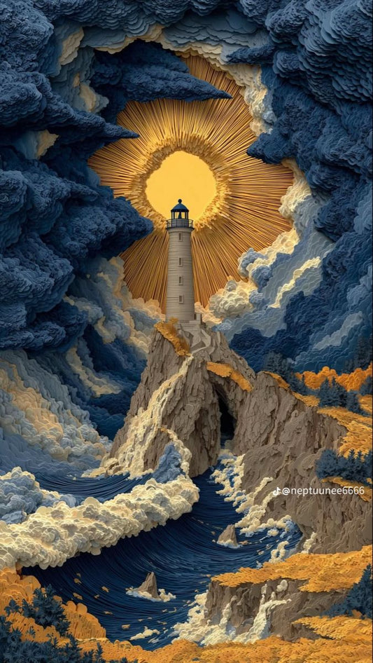 Majestic Abstract Art – 3D Acrylic Wall Poster