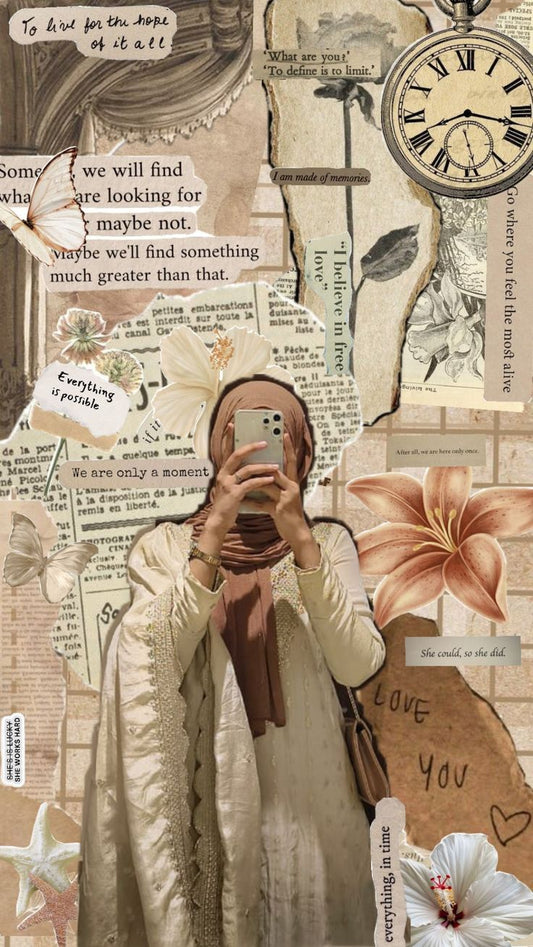 Girls Aesthetic Elegance | 3D Acrylic Wall Poster