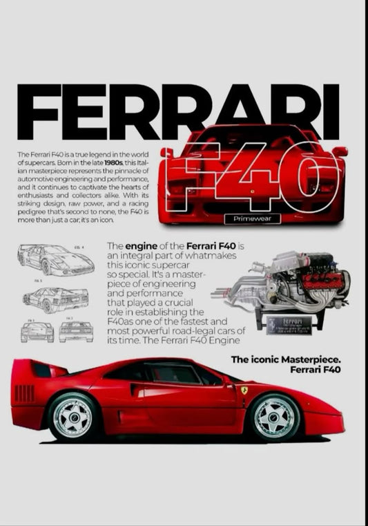 CAR – Premium 3D Acrylic Varnish Poster