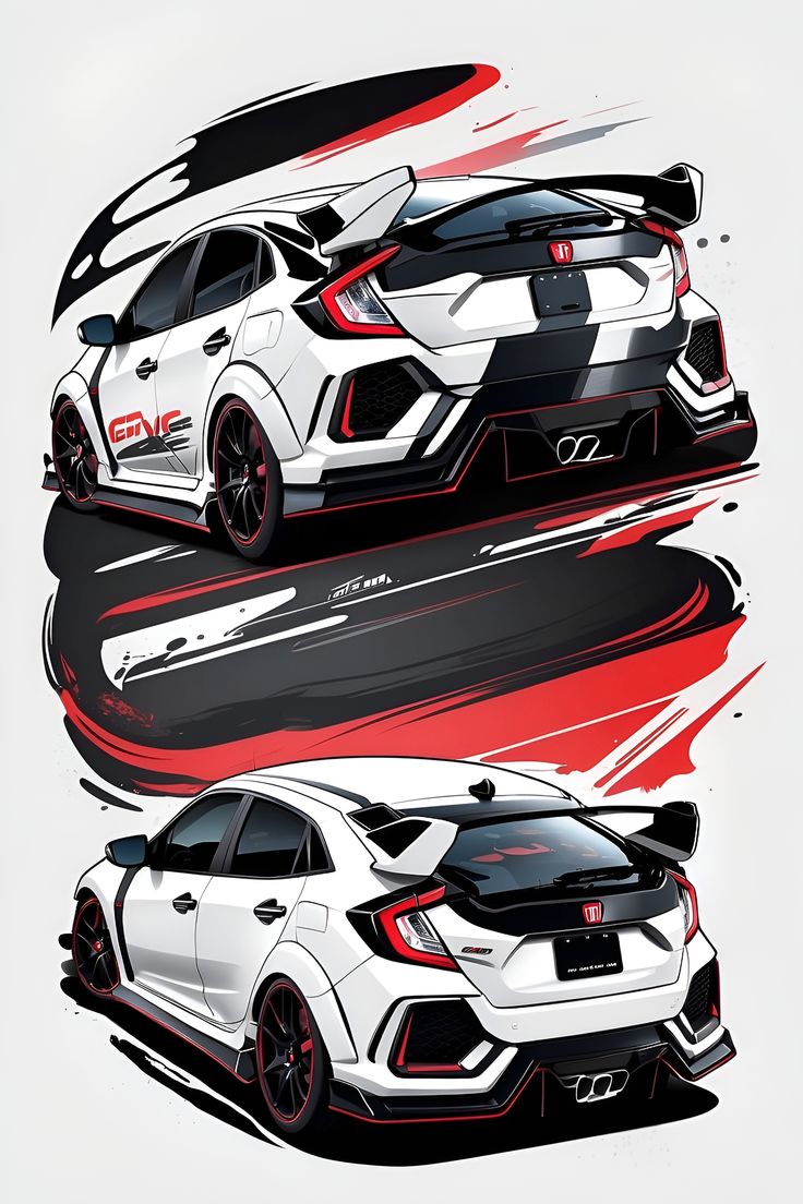 CAR – Premium 3D Acrylic Varnish Poster
